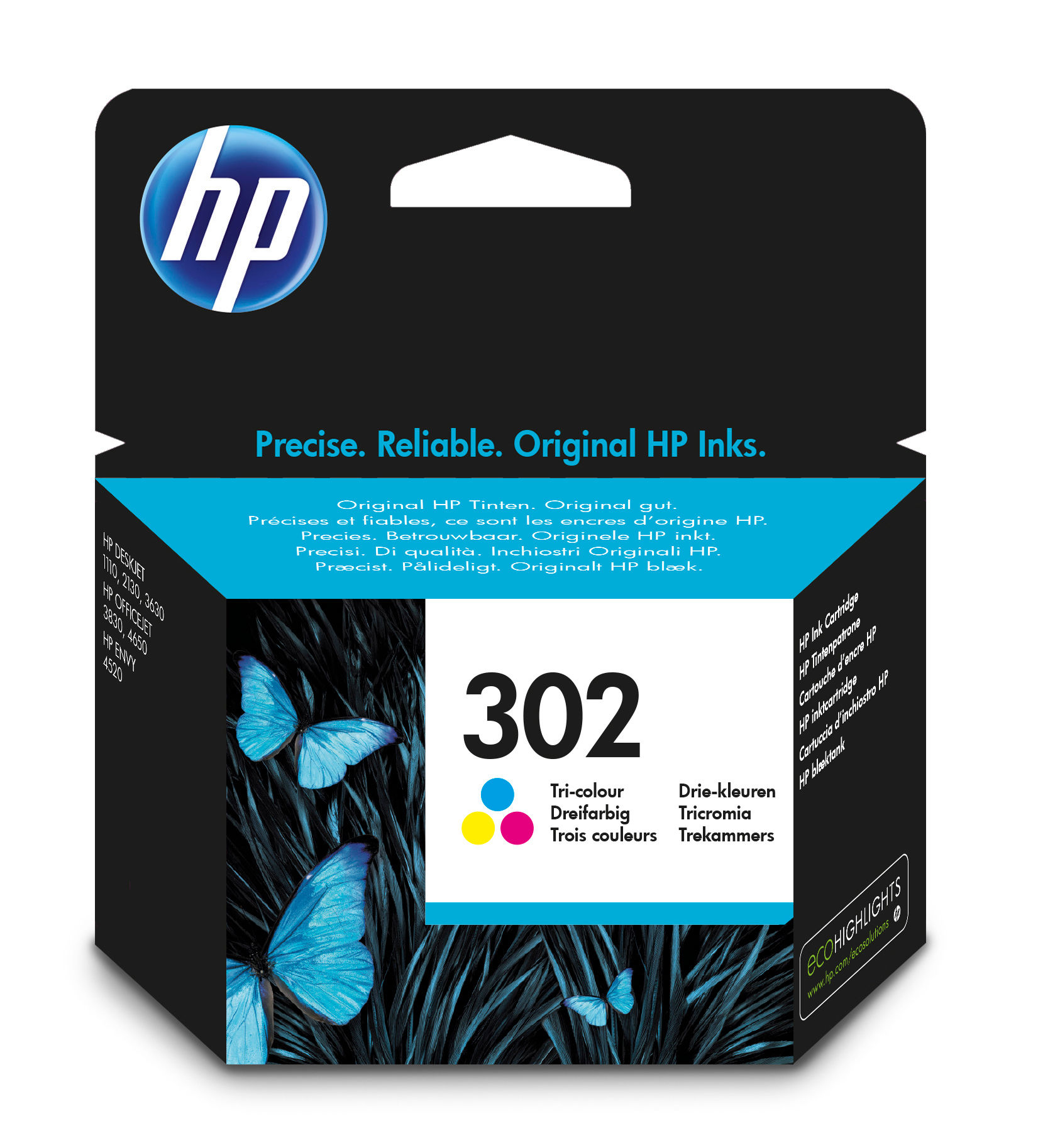 HP 302 Tri-color Original Ink Cartridge ink cartridge